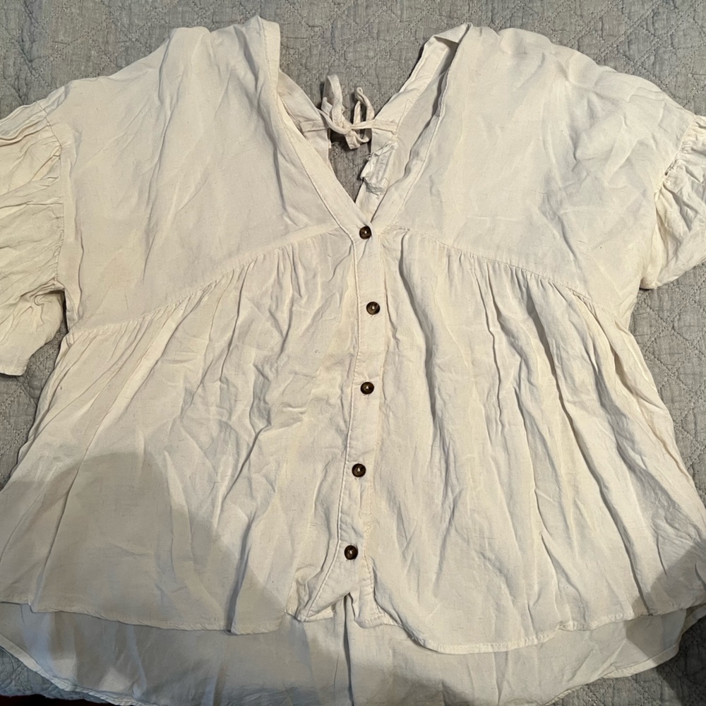 Boutique brand white blouse